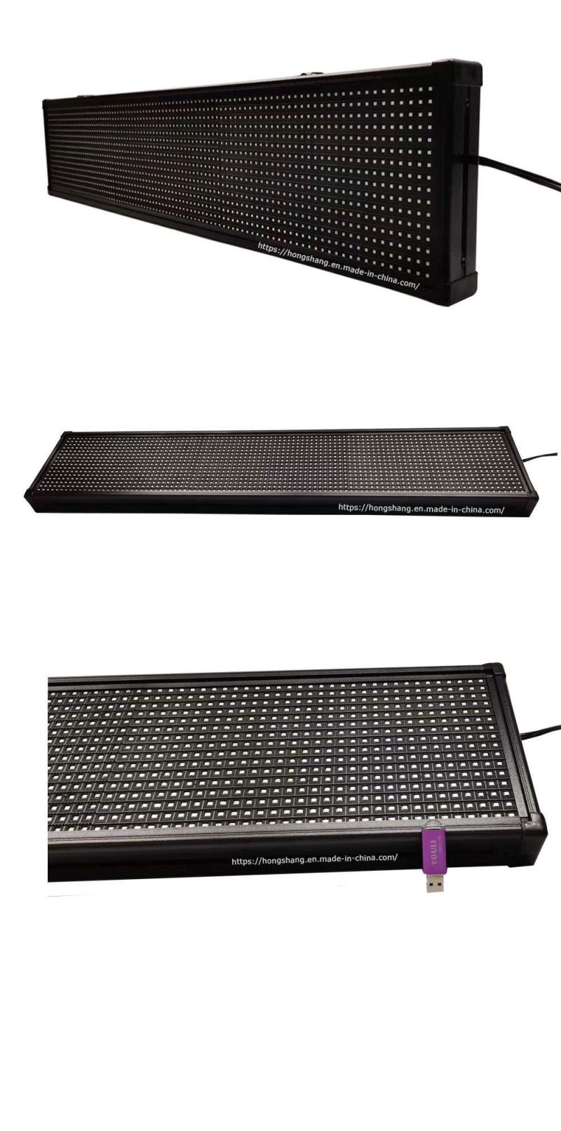 New LED Advertising Display Board, 12-24V Thin Auto Rolling Display,