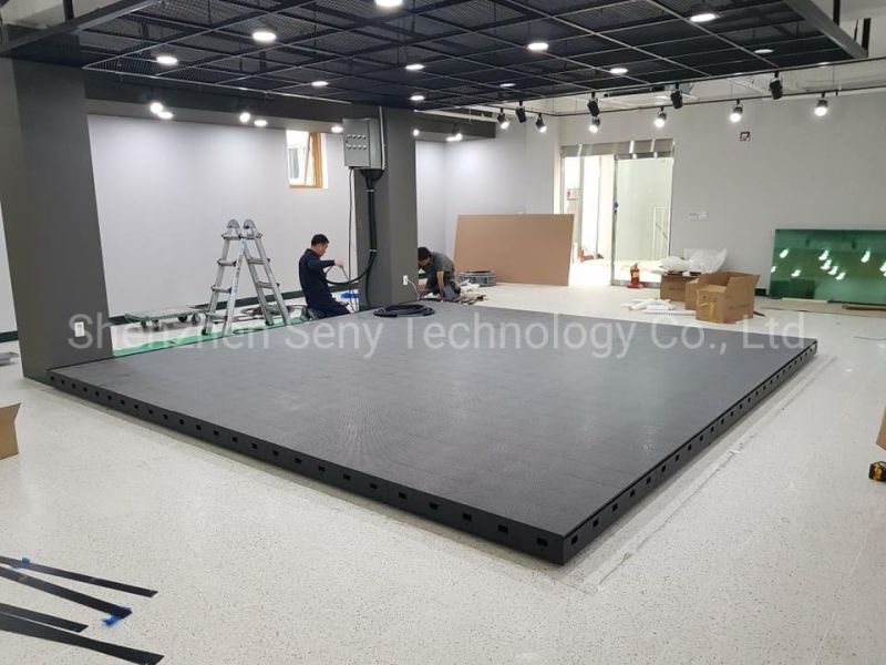 P6.25mm High Bright Weatherproof LED Video Floor for Disco Dancing with Interactive System Factory