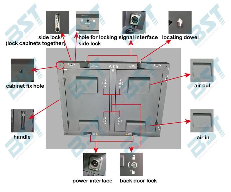 IP65 Waterproof RGB P6 Outdoor Advertising LED Display Screen Self Regulation Brightness