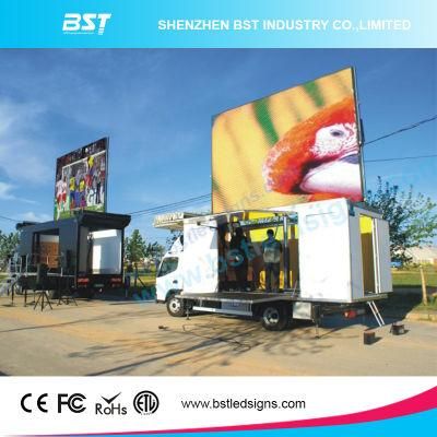 High Definition IP67 1/4scan pH10mm Truck Mounted LED Displays