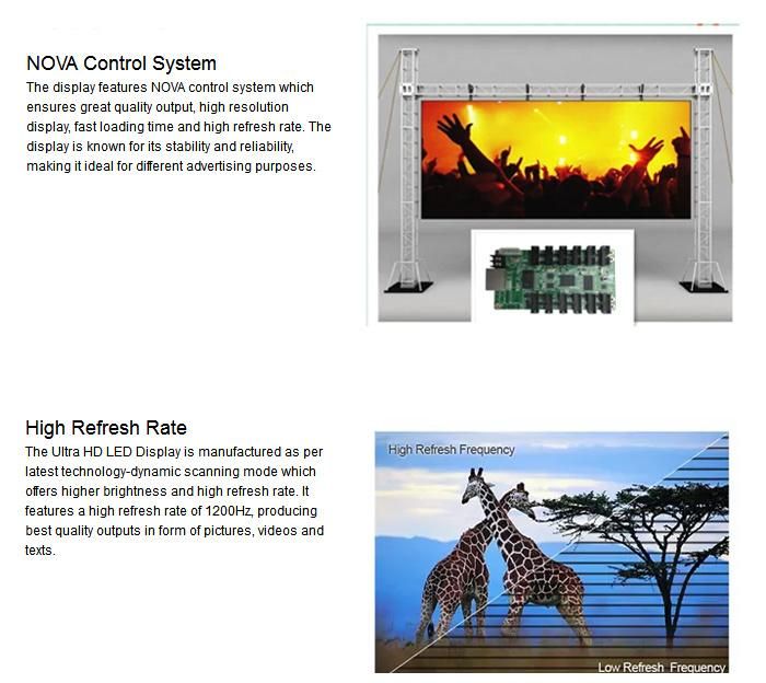 HD 500X500mm P3.91 Rental LED Display for Shows