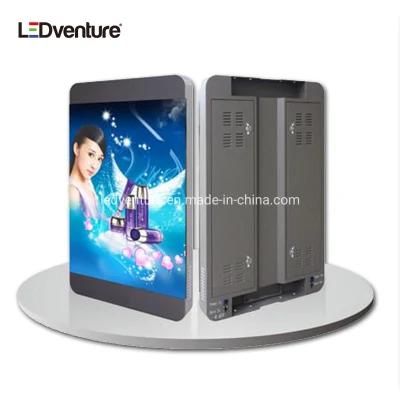 Ultra Light P5 Full Color Outdoor Street Advertising Pole LED Display