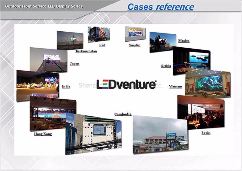 Outdoor LED Video Display P16 LED Full Color Panel for Advertising Application