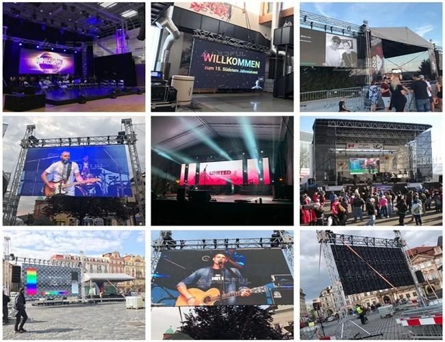P4.81 Rental Full Color LED Display Screen LED Sign