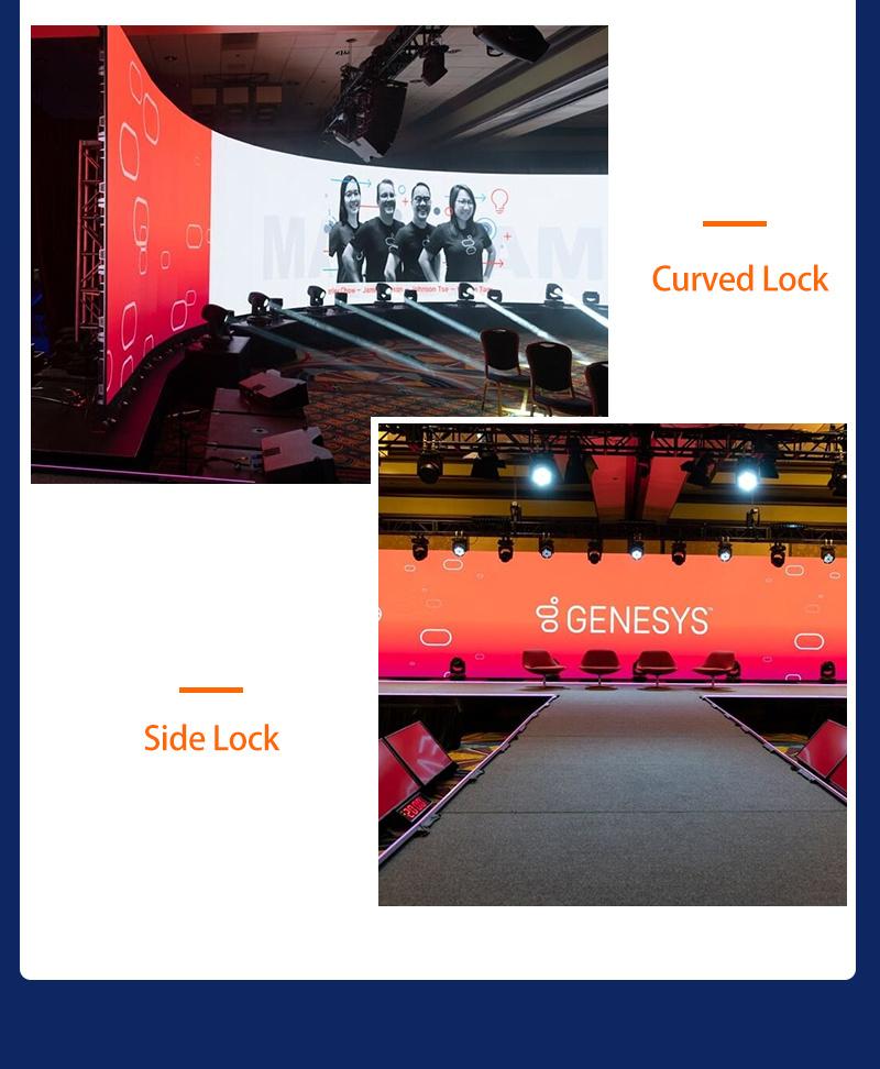 China High Quality P3.91 Indoor Outdoor Curved LED Display Screen for Rental