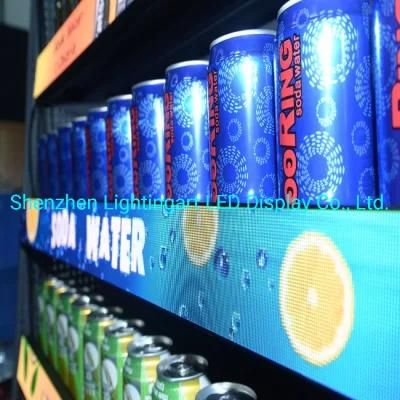 High Resolution LED Shelf Advertising Strip LED Shelf Display