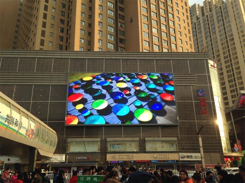 Outdoor P4/P5/P6/P8/P10/P16 LED Wall Mounted Display Screen