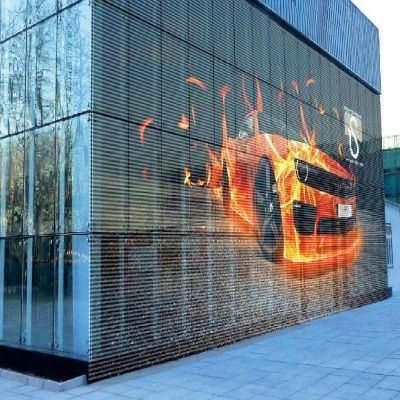 Outdoor P3.9 Usage LED Media Facade Transparent Glass LED Display Best Price