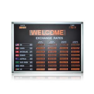 7 Segment 0.8&quot; Foreign Exchange Rate Boards for The Bank