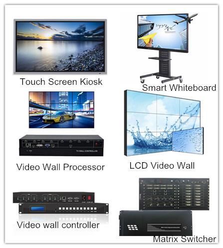 55inch 4K LCD wall panel surveillance touch panel