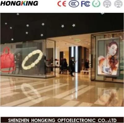 Transparent Glass Display P7.8mm LED Display Screen Billboard for Advertising