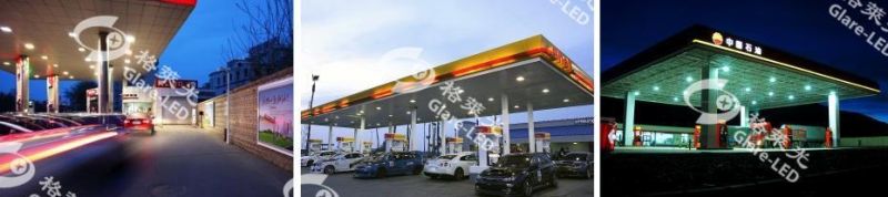 Outdoor Gas Station Lamp Motion Sensor 120W LED Canopy Light for Petrol Station